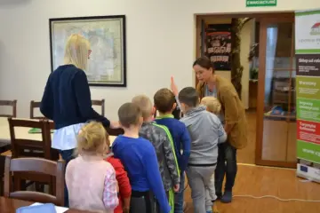 Wizyta przedszkolaków ze Szczepanowic w Centrum Produktu Lokalnego